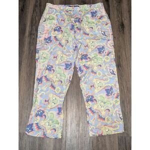 Ralph Lauren Golf Cropped‎ Pants Colorful Paisley Print Size 14